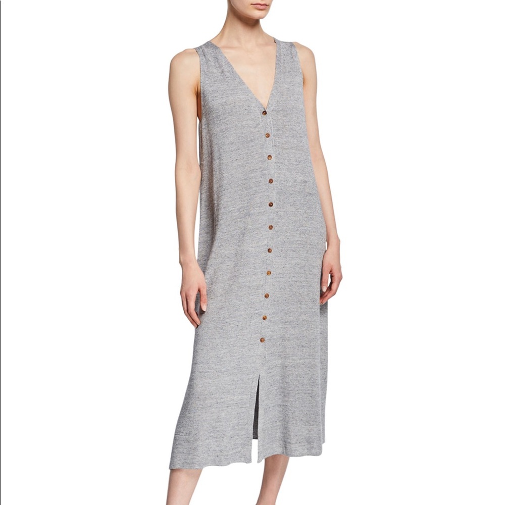 Lafayette 148 - Button Front Knot Dress
